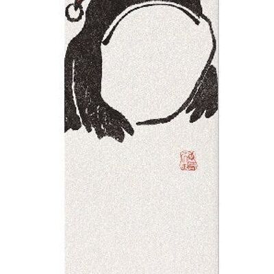 Marque-page japonais GRENOUILLE DE NOËL