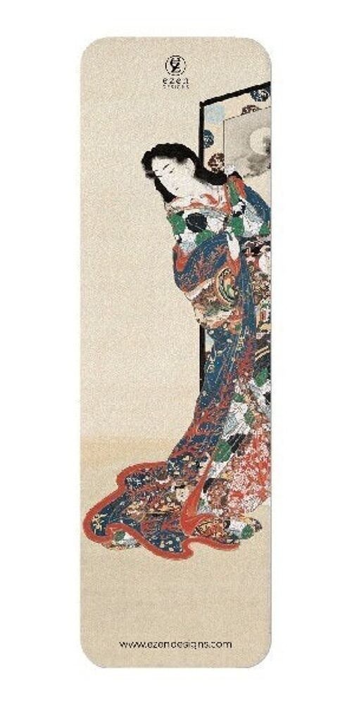 BEAUTY BEFORE A SCREEN C.1851-89  Japanese Bookmark