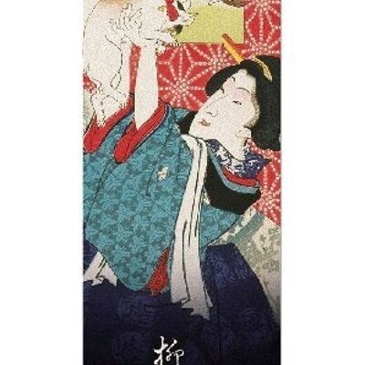 GEISHA DE YANAGIBASHI 1870 Marcapáginas Japonés