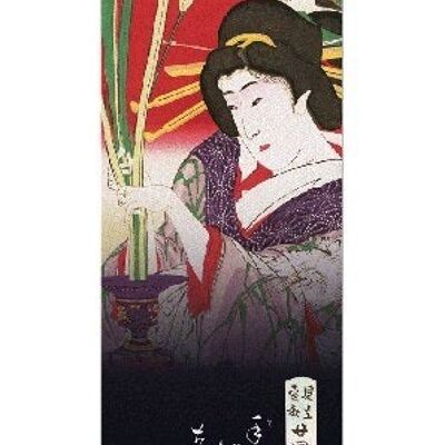 BEAUTY ARRANGING IRIS 1870  Japanese Bookmark