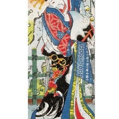 STANDING COURTESAN 1863  Japanese Bookmark