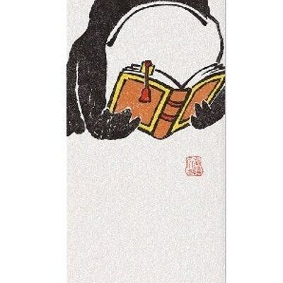 BOOK READING FROG Japanese Bookmark
