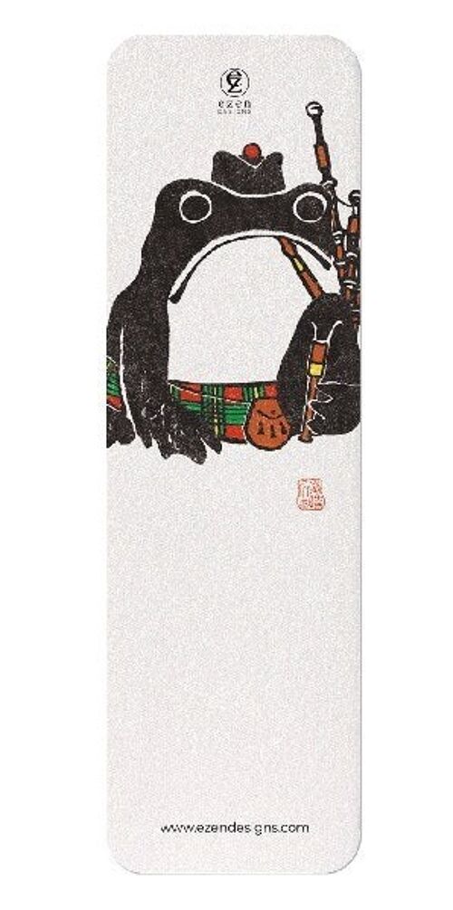 SCOTTISH FROG Japanese Bookmark