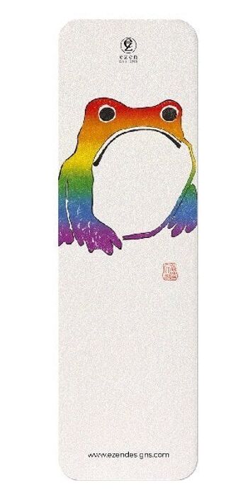 Marque-page japonais RAINBOW FROG 1