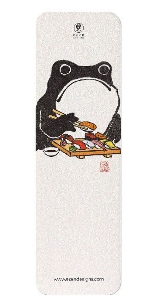 SUSHI FROG Japanese Bookmark