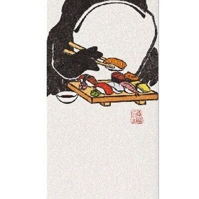 SUSHI FROG Japanese Bookmark