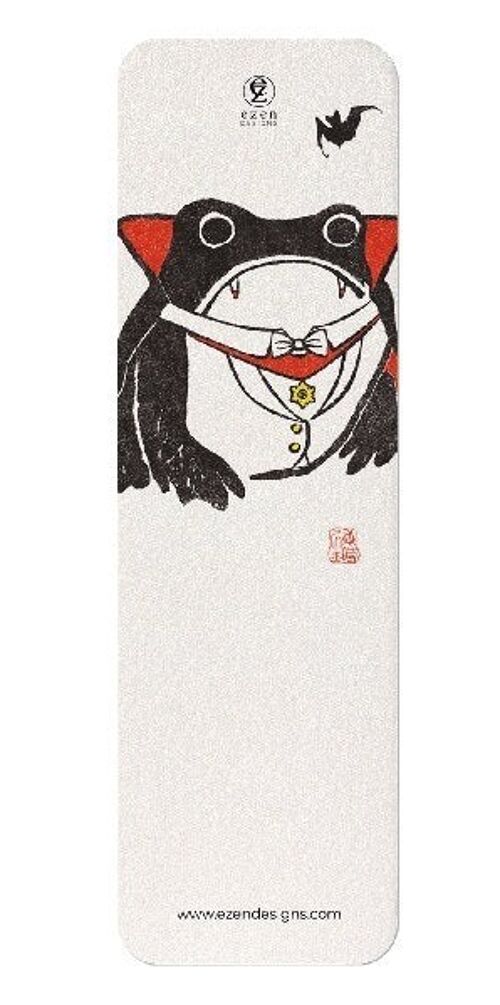 DRACULA EZEN FROG Japanese Bookmark