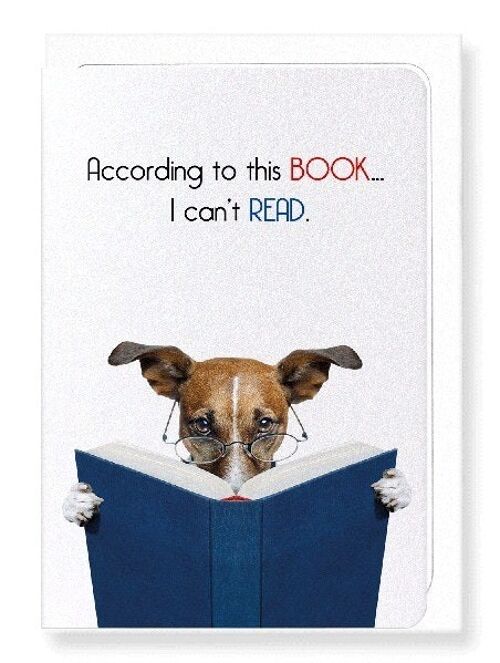 BOOK READING Greeting Card