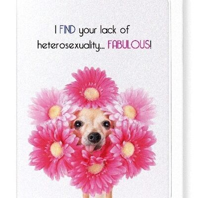 I FIND YOU FABULOUS Greeting Card