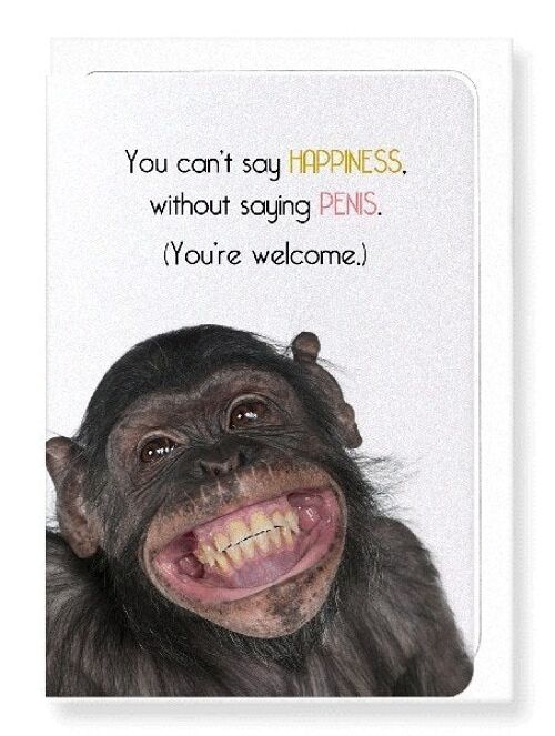 HAPPY PENIS Greeting Card