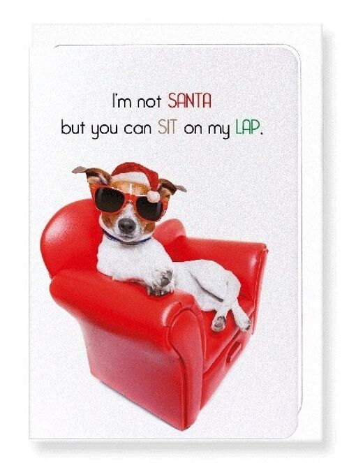 SIT ON MY LAP Greeting Card