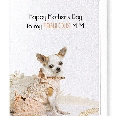 FABULOUS MUM Greeting Card