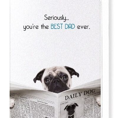 BEST DAD EVER Greeting Card