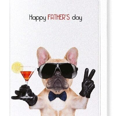 HAPPY FATHER'S DAY FRENCHIE Greeting Card