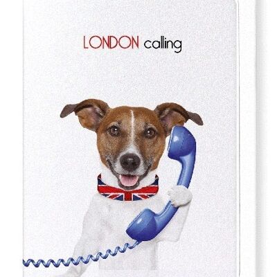 LONDON CALLING Greeting Card