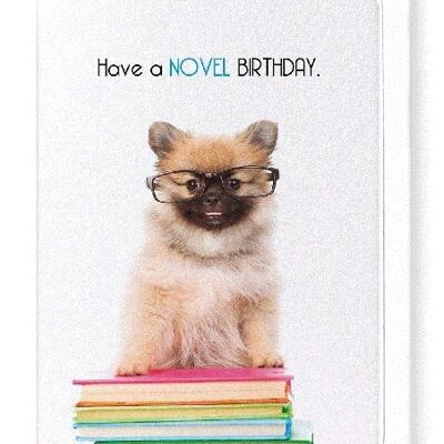 NOVEL BIRTHDAY Greeting Card