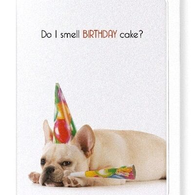 DO I SMELL BIRTHDAY CAKE? Greeting Card