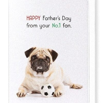 FATHER'S DAY NO.1 FAN Greeting Card