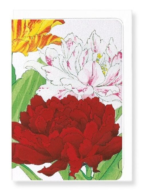 THREE FLOWERS Greeting Card