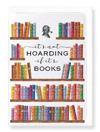 SHERLOCK HOLMES HOARDING LIVRE Carte de vœux 1