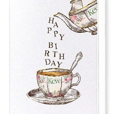 KEW BIRTHDAY TEA Greeting Card