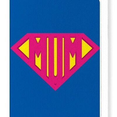 SUPER MAMAN Carte de vœux