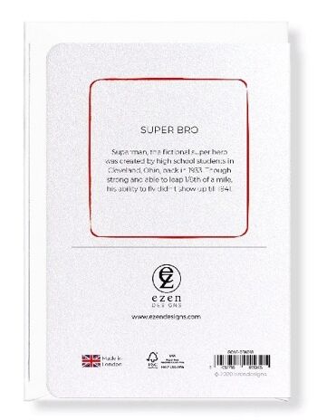 SUPER BRO Carte de vœux 2