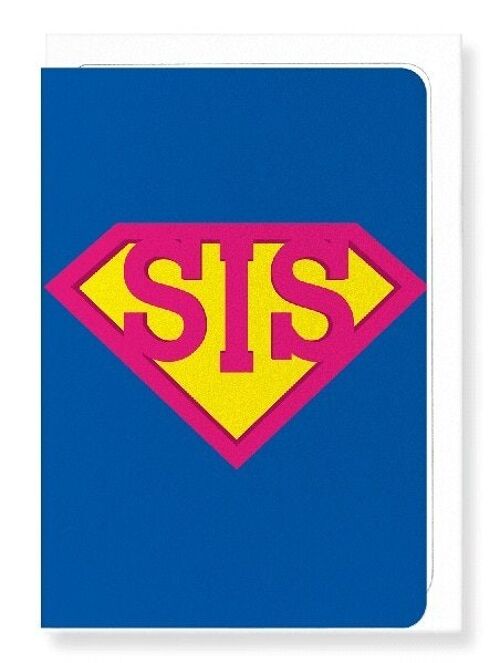 SUPER SIS Greeting Card