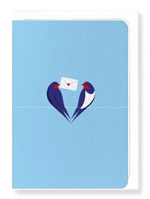SPARROW MESSAGE Greeting Card