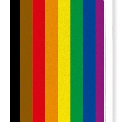 POC PERSON OF COLOUR  FLAG Greeting Card