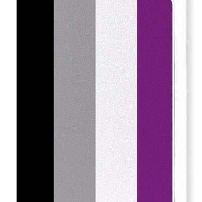 ASEXUAL PRIDE FLAG Greeting Card