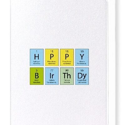 ELEMENTS EXPRESSING BIRTHDAY WISHES Greeting Card