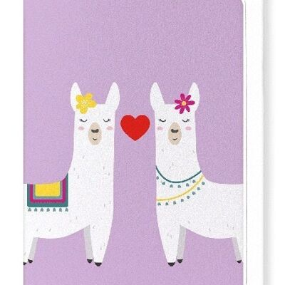 MRS & MRS LLAMOUR Greeting Card