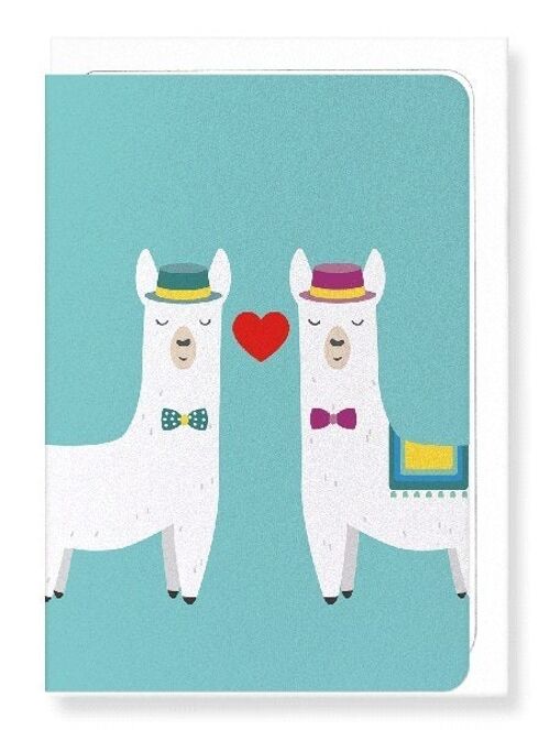 MR & MR LLAMOUR Greeting Card