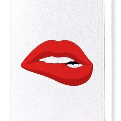 LIPS Greeting Card