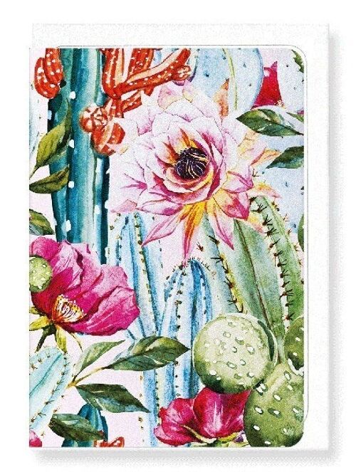 CACTI FLOWERS Greeting Card