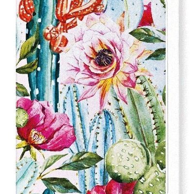 CACTI FLOWERS Greeting Card