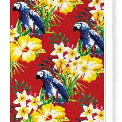 PARROT MESSENGER Greeting Card