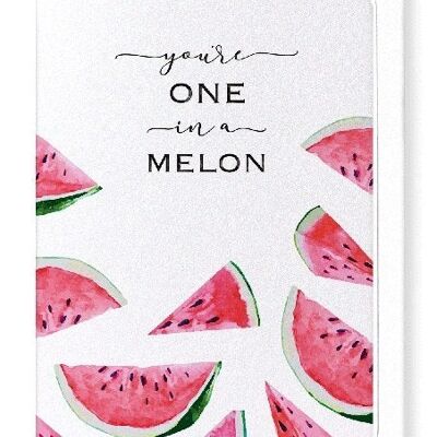 ONE IN A MELON Greeting Card