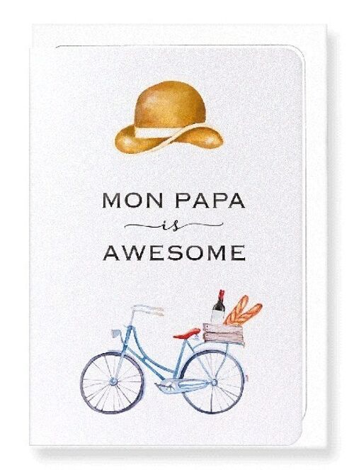 AWESOME PAPA Greeting Card