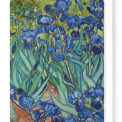 IRIS DI VAN GOGH Biglietto d'auguri