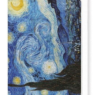 NUIT ÉTOILÉE DE VAN GOGH Carte de vœux