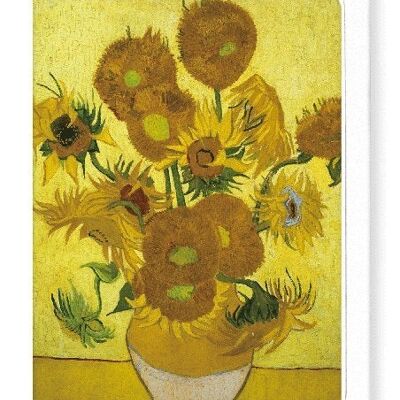 GIRASOLES DE VAN GOGH Tarjetas de felicitación