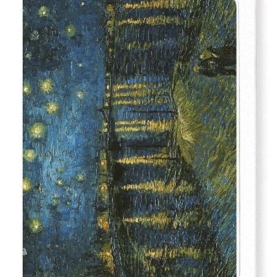 STARRY NIGHT OVER THE RHONE BY VAN GOGH Greeting Card