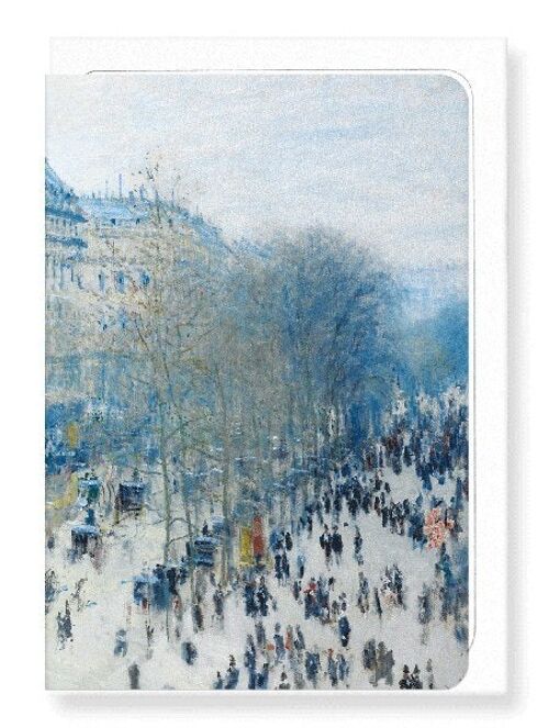 BOULEVARD DES CAPUCINES BY MONET Greeting Card