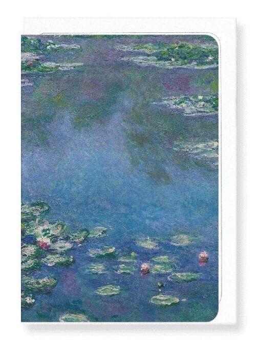 WATER LILIES NO.1 BY MONET Greeting Card