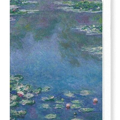 WASSERLILIEN NO.1 DURCH MONET Grußkarte