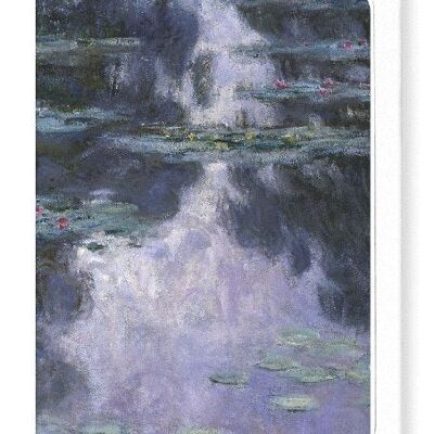 WATER LILIES NO.2 BY MONET Greeting Card