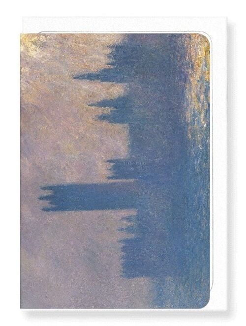 HOUSES OF PARLIAMENT SUNLIGHT BY MONET Greeting Card