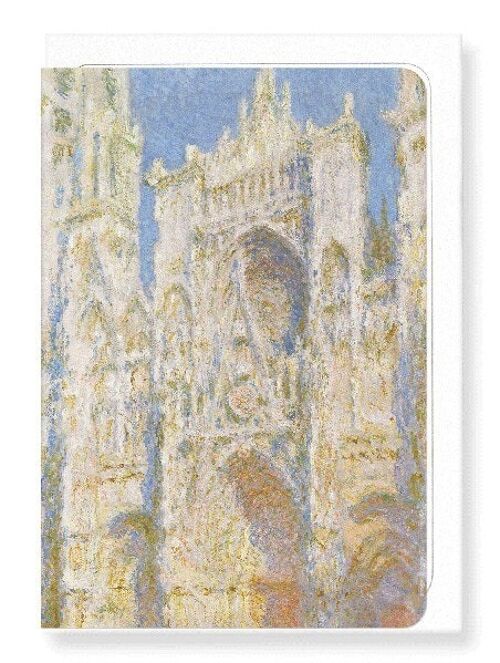 ROUEN CATHEDRAL WEST FAÇADE BY MONET Greeting Card